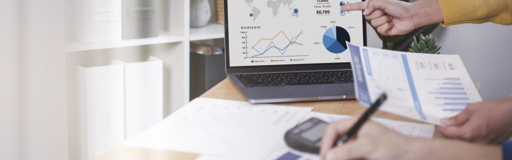 Businesspeople meeting plan analysis graph company finance strategy statistics success concept and planning for future in office room.